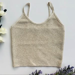 Crop Top | Rib-Knit Crop Top | Sleeveless Top